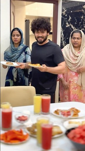 Me Helping My Wives For Iftaar After Sleeping All Day 😜😂🤣 | #basheerbashi #funny #comedy