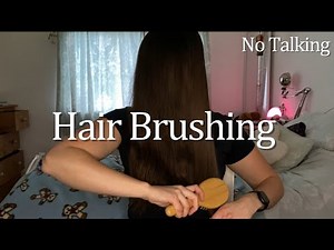 [ASMR] Long Hair Brushing | No Talking | Hair over Face