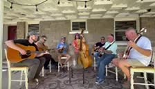 Jamming Bluegrass Music on the Front Porch