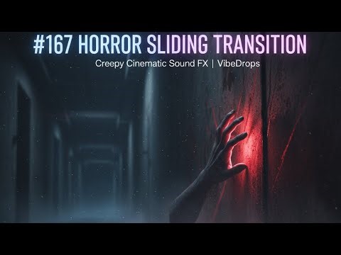 Horror Sliding Transition Sound Effect 🔊 | Creepy Cinematic FX | VibeDrops #167