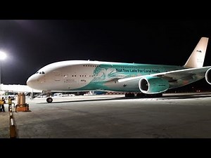A380 llega por primera vez a Gran Canaria