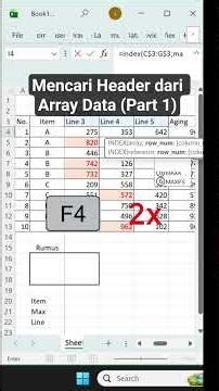 Finding Headers from a Data Array (Part 1) #excel #exceltips #exceltricks