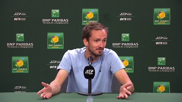 Jack Draper beaten by Daniil Medvedev after controversial hindrance call at Indian Wells