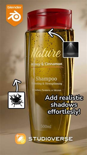 Tinquify on Instagram: "Done with Studioverse Add-on, link in bio 💡 Studioverse is a studio-rendering suite for Blender, focused on product visualization. It helps you create high-quality studio shots fast, flexible, and fully controllable, without leaving Blender. Think of it as a Keyshot-like workflow, but native to Blender. ✨ What can you do with Studioverse? 💡 Create & place lights exactly where your mouse is 🎨 Work with real HDR lights and fully procedural lighting 💾 Save & reuse proced