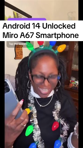 One of the best Gifts ever received. Thank you For your support to my TikTok shop live content. Check out this unlocked Android device that works with any carrier. Great battery. Good camera quality. Fantastic price!. #tiktoklive #android #phone #miro