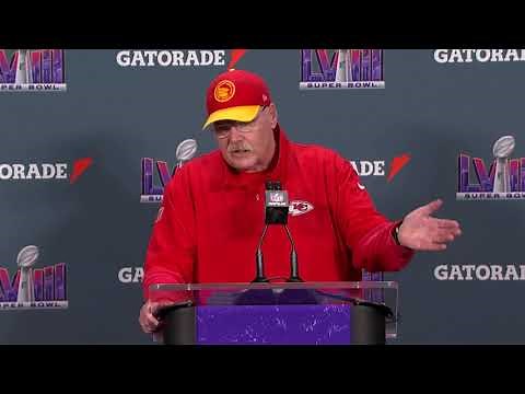 Andy Reid Speaks to the Media | Super Bowl LVIII Press Conference