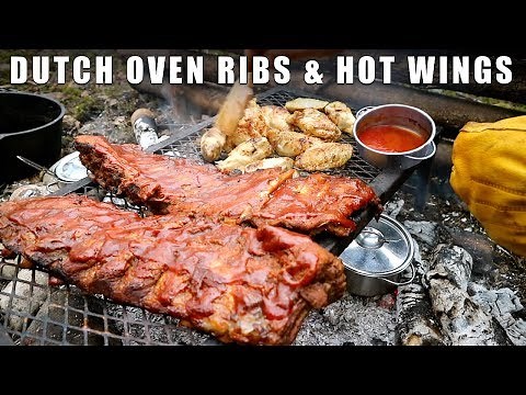 Dutch Oven Ribs & Campfire Hot Wings