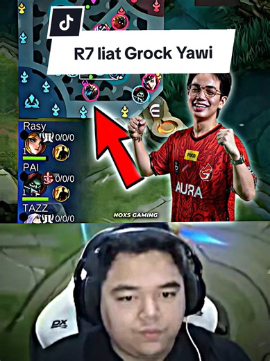 Reaksi R7 Lihat Grock Yawi Troll Buff Enemy di MPL