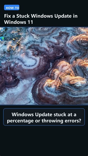 How to Fix a Stuck Windows Update in Windows 11 #shorts