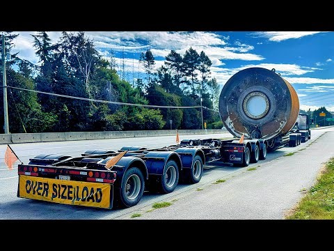 Canadian Heavy Haul Excellence | K-Line Trailers with Spruce Hollow & Apex Specialized Rigging