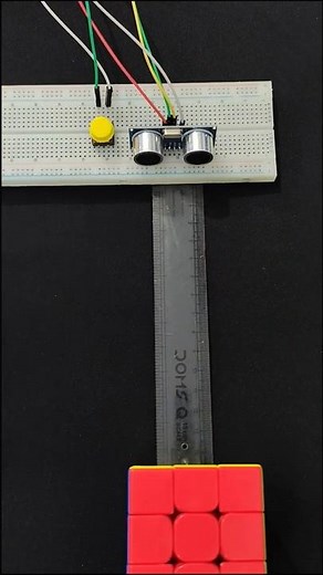 🔥 Arduino Distance Measuring Project Using Ultrasonic Sensor & Push Button 🚀