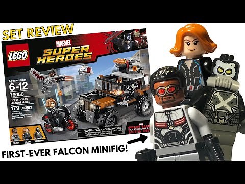 FIRST LEGO FALCON (MCU) - LEGO CROSSBONES' Hazard Heist Set 76050 REVIEW
