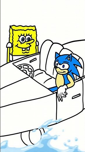 Spongebob's New Driving Instructor Drawing Day 18