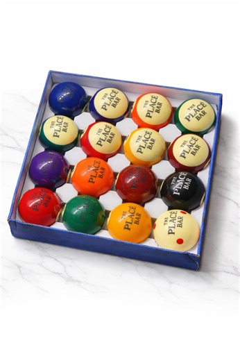 Personalized Pool Ball Set, Custom Engraved Billiards Balls, 57mm - Etsy