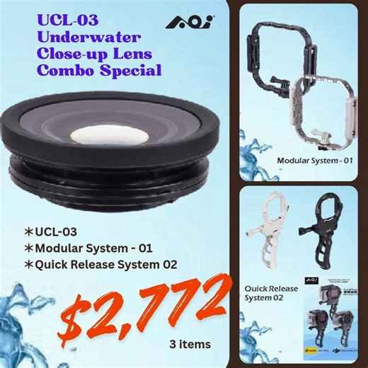 1.3K views | AOI UCL-03 Underwater Close-up Lens Set Promotion Price...