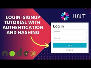 Login-Signup Tutorial with JWT Auth & Bcrypt Hashing