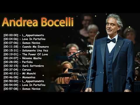 Andrea Bocelli – Album completo con Con te partirò, Romanza e altri inni d’amore