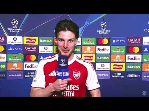 Declan Rice on Bayern Leverkusen | Champions League Post-Match Interview with Henry on Golazo Show