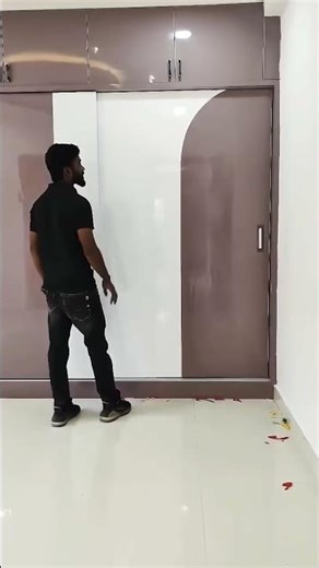 #interiordesign #wooddesigner #woodenalmari #wardrop #interior