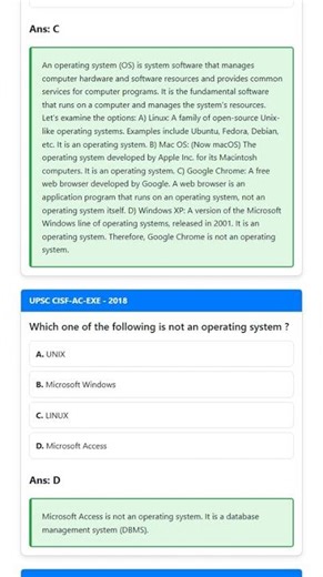 Overview of Major Operating Systems: Windows, Linux/Unix, macOS, Android, iOS
