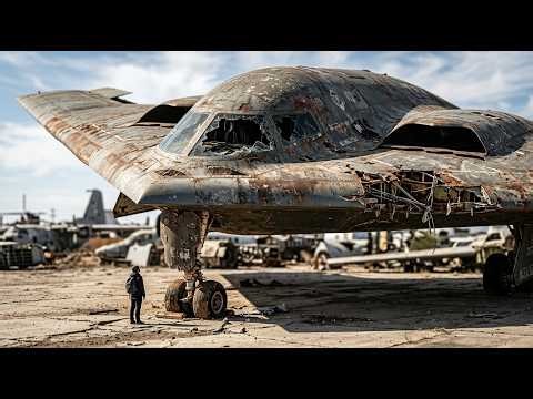 Abandoned B-2 Bomber (B-2 Spirit) Found Rusting After Years… Can It Be Restored?