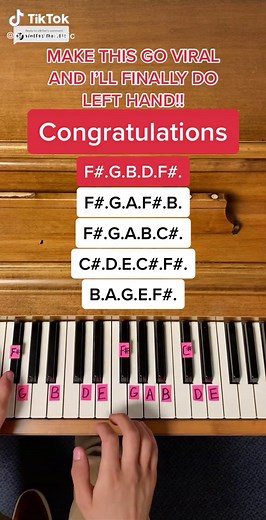 Learn How to Play Congratulations on Piano