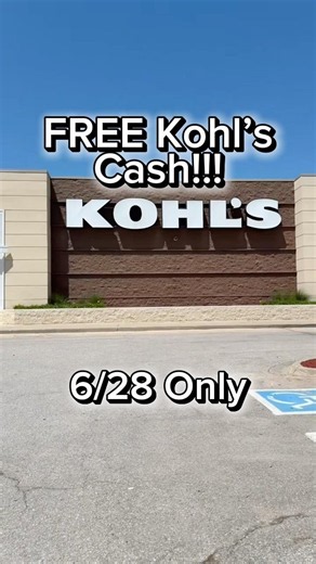 FREE Kohl’s Cash!!!