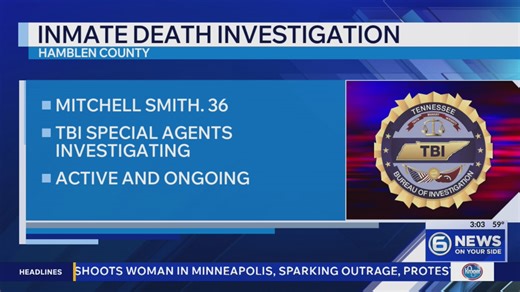 TBI investigates inmate death in Hamblen County Jail