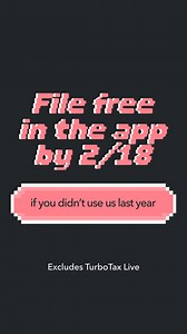 Switch to TurboTax and file free when you do your own taxes in the app by 2/18. | Intuit TurboTax | Facebook