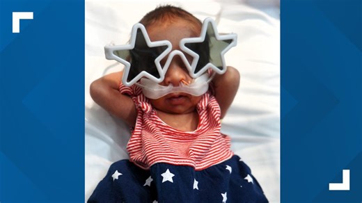'Baby, you're a firework!' North Texas NICU babies dress patriotic for July 4
