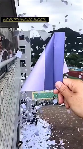 how to make a paper bomb , origami paper loud popper sound , easy paper tutorial paper bomb #shorts