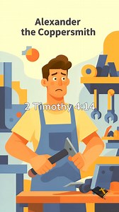 2 Timothy 4:14 Alexander the coppersmith did me great harm; the Lord will repay him according to his deeds. | WORD