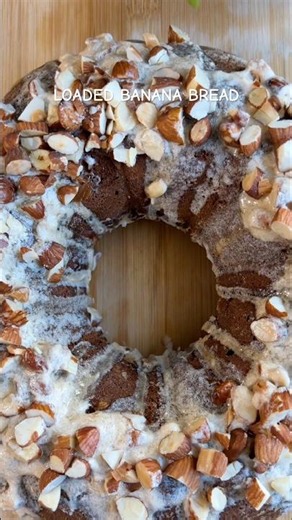 The Ultimate LOADED Banana Bundt Cake!