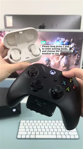 That feeling of playing using Bluetooth headphones✅👍#bluetoothadapter #xboxone