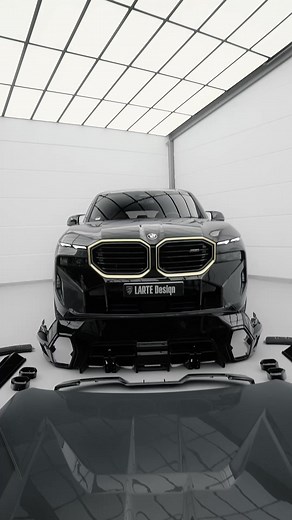 BMW XM Body kit and custom 23-inch wheels by Larte Design https://larte-design.com/tuning-kits/bmw/xm/g09-2022-2024/ #bmw #bmwm #mpower #power #suv #luxury #bmwxm | Larte Design USA