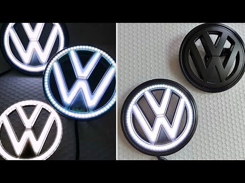 Led VW Volkswagen Emblem | light up led Volkswagen emblem 2021