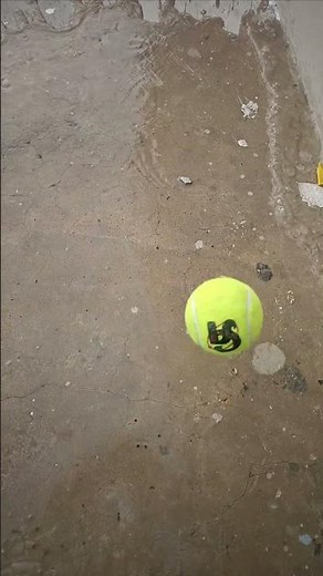 🎾 Tennis Ball SMASHES Water Balloon! 💦💥 (Slowmo Satisfying!)