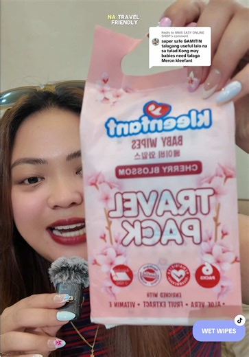 Replying to @MMB EASY ONLINE SHOP @Kleenfant 😍 #wetwipes #kleenfant #kleenfantbabywipes #miniwetwipes