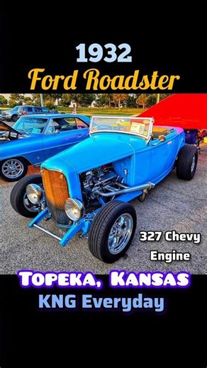 1932 Ford Roadster, 327 Chevy Engine #ford #fordcars #1932fordroadster #automobile #cars #carshow