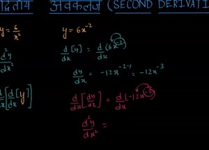 द्वितीय अवकलज (Second derivatives) (वीडियो)