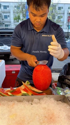 So Fast! Perfect Watermelon Cutting Skills – Juicy & Delicious!