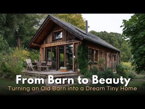 From Barn to Tiny Farmhouse: Transforming a Mini Farmhouse Home in the Countryside