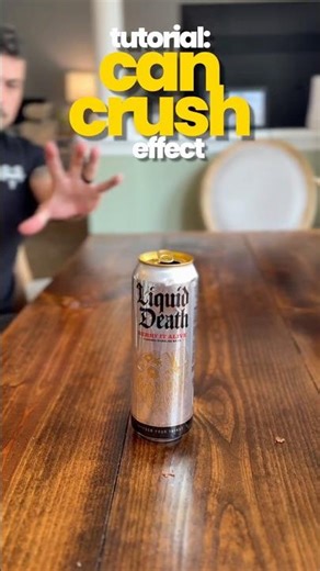 This CapCut Can Crush Effect Is So Satisfying 🥫💥