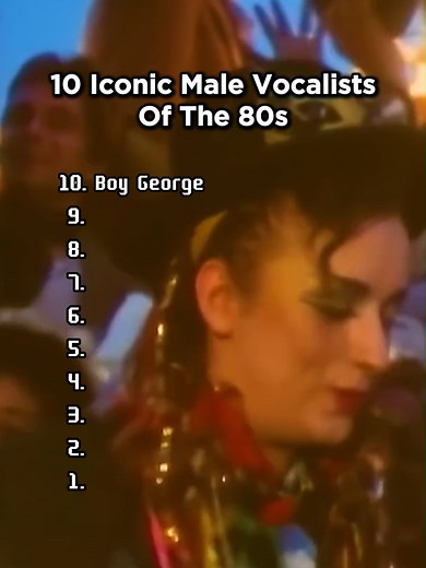 Top 10 Male Vocalists of the 80s
