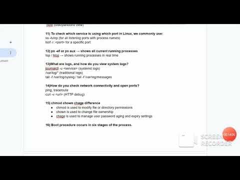 Most Asked Linux Interview Questions and Commands | Linux Basics for Freshers & Beginners