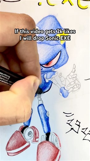 How to create Metal Sonic drawing? 🤔✅