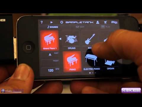 iRig MIDI Tutorial / Demo - Review - How to Use SampleTank with iRig MIDI - IK Multimedia