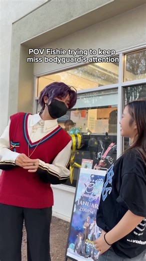 Pluto |♇| “Off-orbit Artist” on Instagram: "Do u think I got MC’s attention? Special thank you @blakeda_wolfie.cos for hosting us @linkoncitycouncil at @gamersheaven.bayarea for the 2nd Love and Deepspace Anniversary! I had a lot of fun guesting as Rafayel. And @wsfany for always being my MC when I need her 🙈 #loveanddeepspace #hwasa #cosplay #dancetrend #rafayelloveanddeepspace"