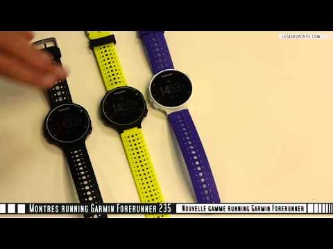 Présentation de la nouvelle gamme de montre running, les Garmin Forerunner 230, 235 et 630