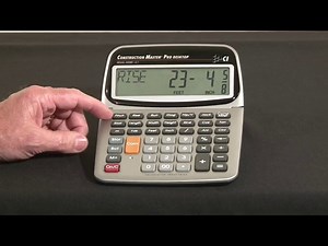 Watch Calculated Industries 44080 Construction Master Pro Construction Calculator on Amazon Live